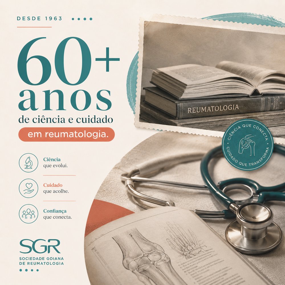 Sociedade Goiana de Reumatologia — 60+ anos de ciência e cuidado